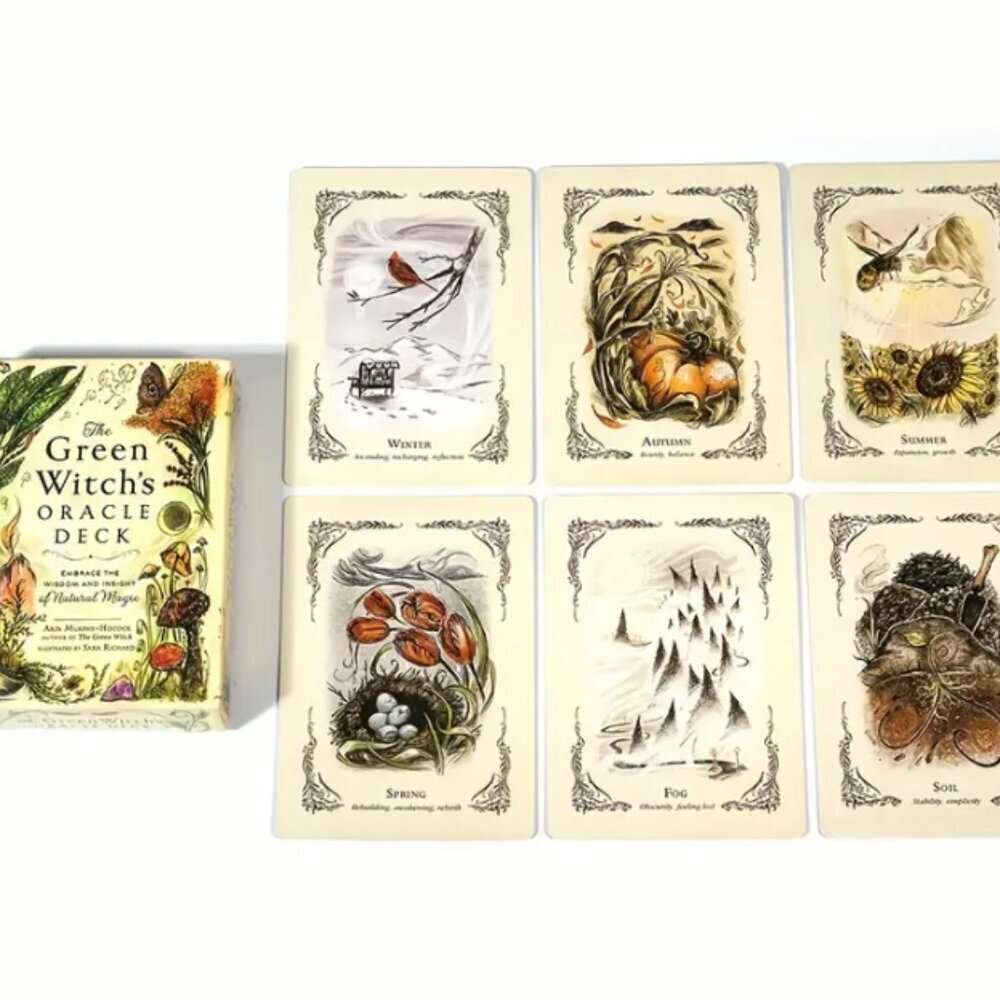 The Green Witch's Oracle Deck 50 Cards NWT